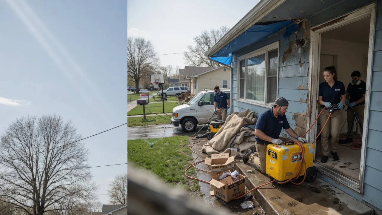 Basement Flood Cleanup in Warren, MI near me